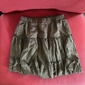 Princess Polly Women’s Olive Skirt Size 4
